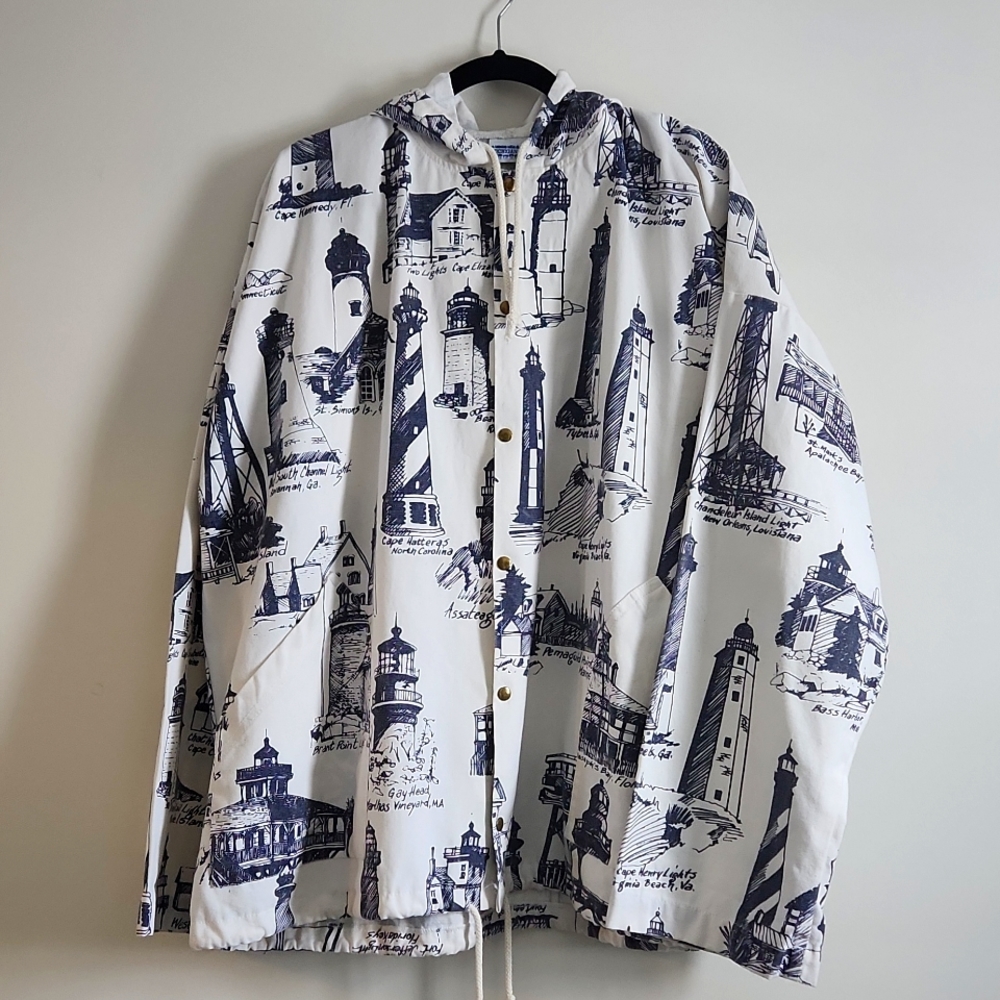 Vintage Lighthouse Canvas Jacket Michigan Rag Co.